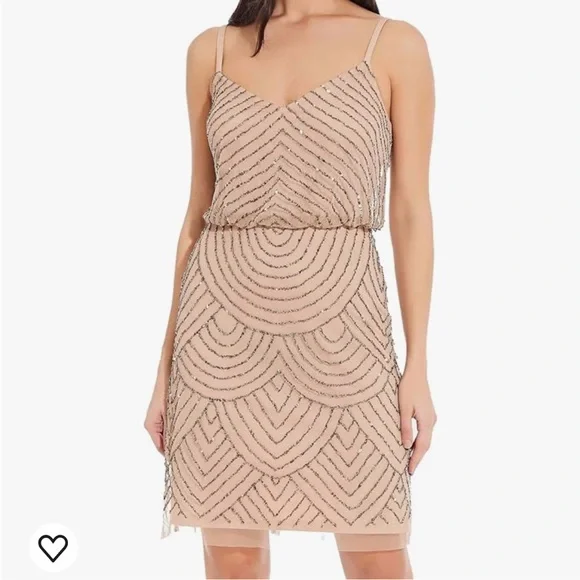 Adrianna Papell | Dresses | Adrianna Papell Art Deco Beaded Dress